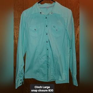 Cinch Large long sleeve western shirt